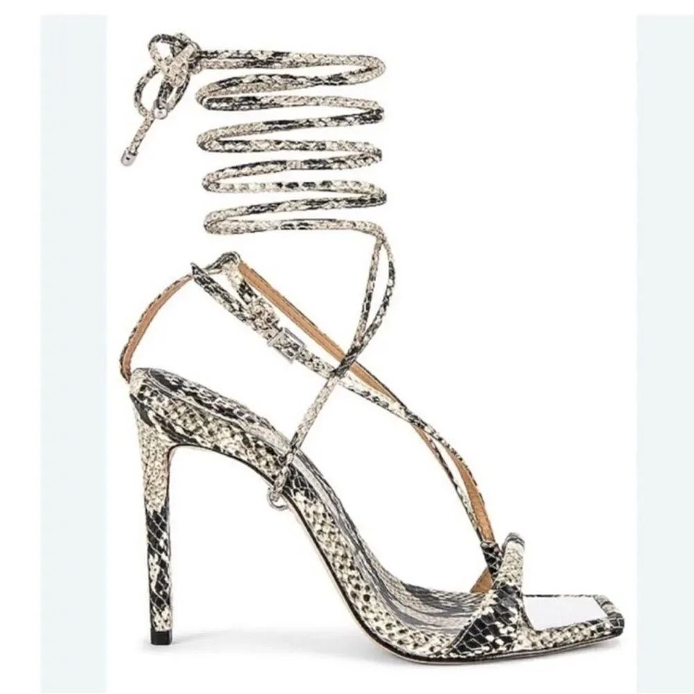 Schutz Snake Embossed Leather High heel Stilettos
Shoes(Size 6.5B)